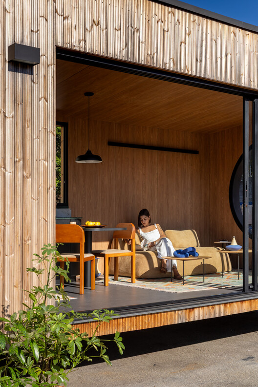 Casa M38 / Muda Prefab Casa M38 / Muda Prefab - Fotografia de Interiores, Madeira, Terraço
