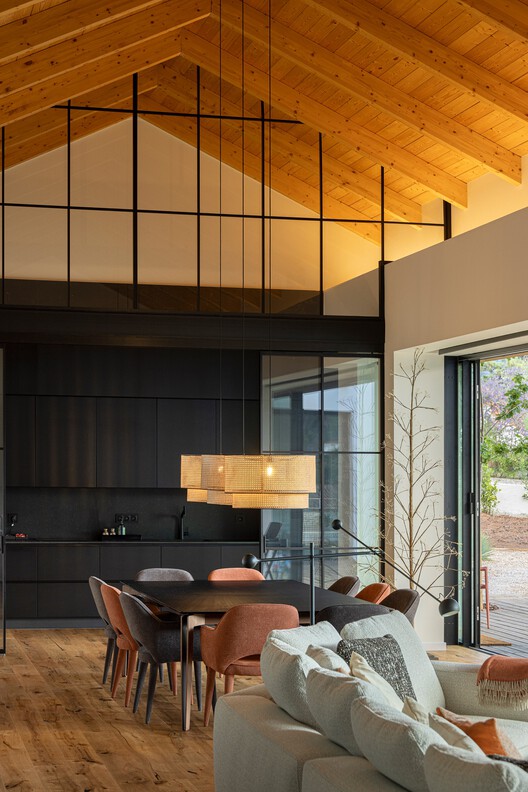 Colares Sintra House / Sabrab Colares Sintra House / Sabrab - Interior Photography, Wood, Table, Chair, Lighting, Glass