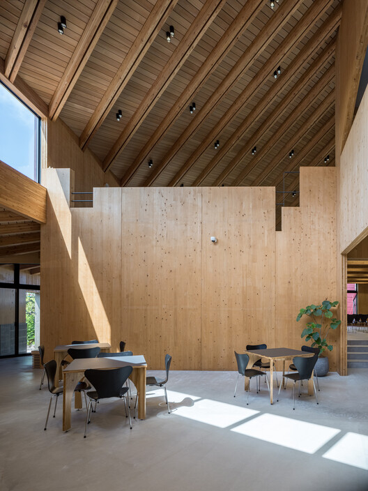 YUKI Office / UENOA - Interior Photography, Dining room, Wood, Beam