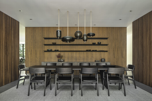 Parkside Villa / Studio B Architecture + Interiors Parkside Villa / Studio B Architecture + Interiors - Interior Photography, Table, Wood, Chair, Lighting