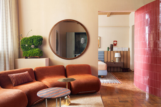 Estúdio Semibreve / Estúdio Clara Nahas - Interior Photography, Living Room, Wood, Lighting