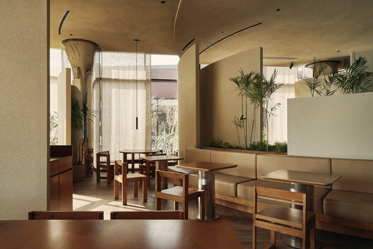Blu Pizzeria Jeddah / movs studio Blu Pizzeria Jeddah / movs studio - Interior Photography, Dining room, Wood, Lighting, Chair, Table