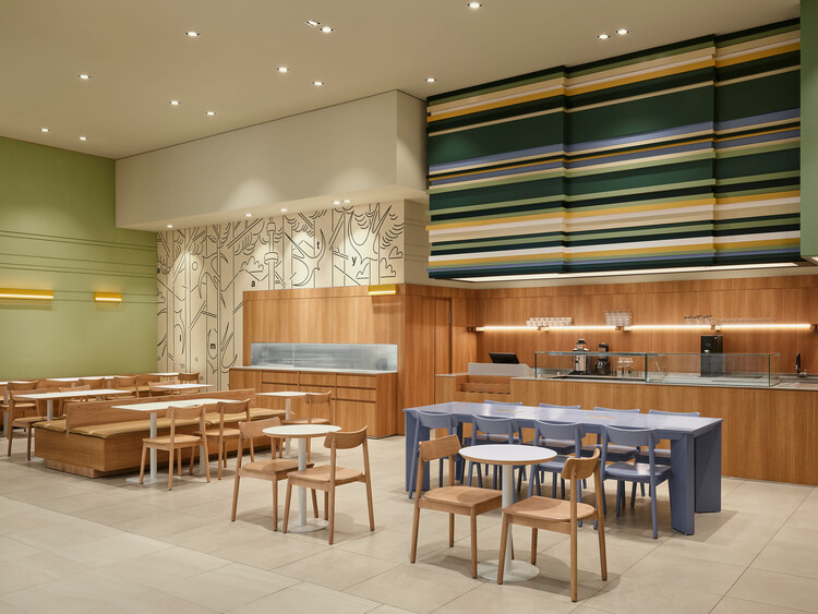 SIP Coffee and Bakery / movs studio - Interior Photography, Dining room, Wood, Lighting, Chair