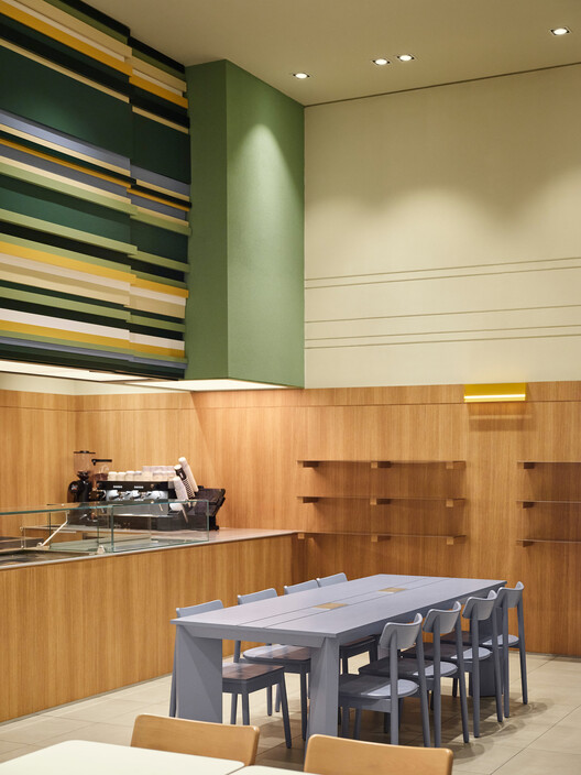 SIP Coffee and Bakery / movs studio SIP Coffee and Bakery / movs studio - Interior Photography, Kitchen, Wood, Lighting, Chair