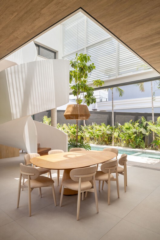Project MMR / David Ito Arquitetura - Fotografia de Interiores, Sala de Jantar, Madeira, Mesa, Cadeira