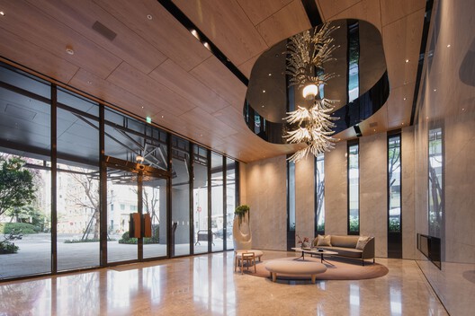 Dunhua Tower / Oyler Wu Collaborative - Interior Photography, Living Room, Glass