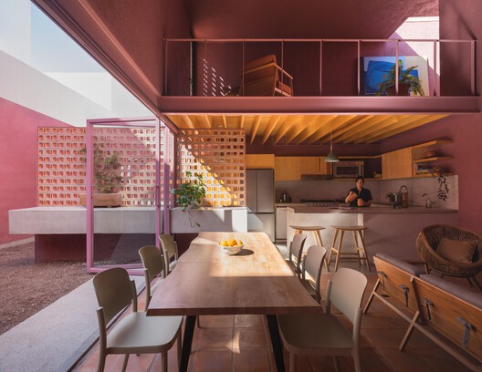 Casa Cardona / Sensacional Dinámica Mexicana Casa Cardona / Sensacional Dinámica Mexicana - Interior Photography, Dining room