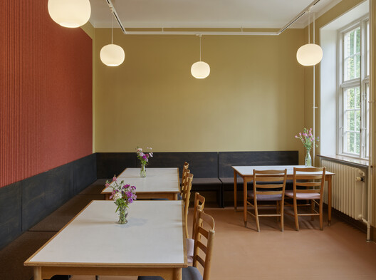 MIND Museum / C.F. Møller MIND Museum / C.F. Møller - Interior Photography, Dining room, Wood, Table, Chair