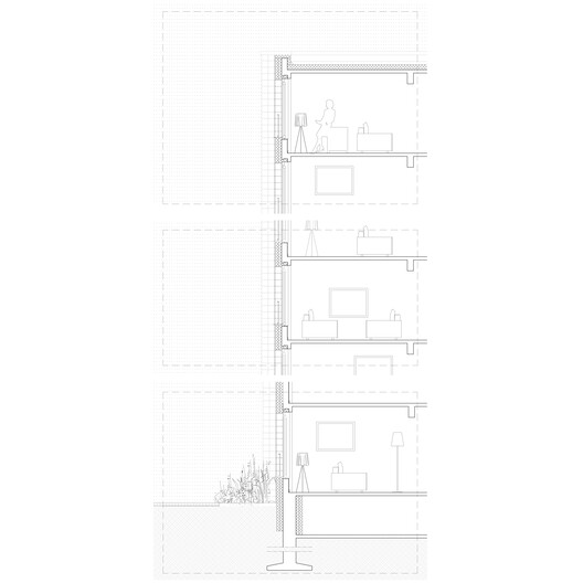 Rotiers - Renovation of 46 housing units in Brussels / MULTIPLE Architecture & Urbanism Rotiers - Renovation of 46 housing units in Brussels / MULTIPLE Architecture & Urbanism - Image 24 of 27