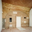 Wood Structure on top of Brick Structure / corpo  atelier - Interior Photography, Refurbishment, Arch, Arcade, Column