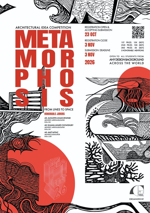 "METAMORPHOSIS: From Lines to Space," an International Architectural Idea Competition - Image 1 of 1